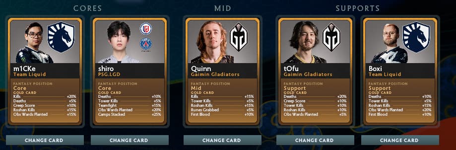 Bali Major Fantasy Picks (July 7)