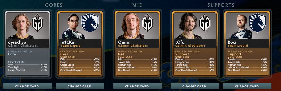 Bali Major Fantasy Picks (July 9)
