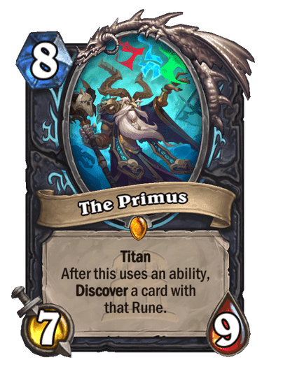The Primus (Image via Blizzard Entertainment)