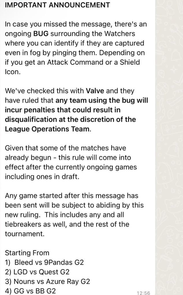 9Panda's manager shared a WhatsApp message that explains the bug.