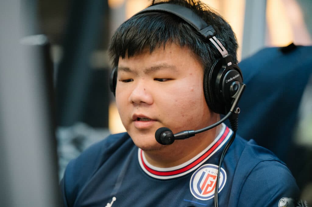 XinQ played his first tournament with Xtreme Gaming at the Riyadh Masters.<br>Image via Valve