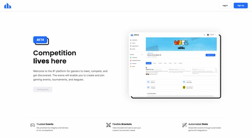 erena.gg's new landing page - a taste of things to come