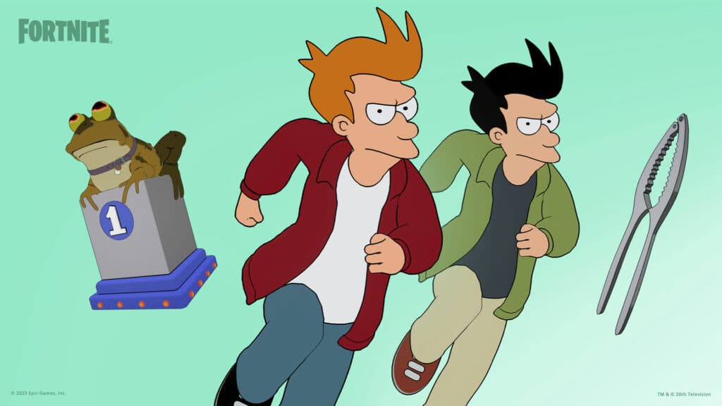 Futurama x Fortnite (Image via Epic Games)