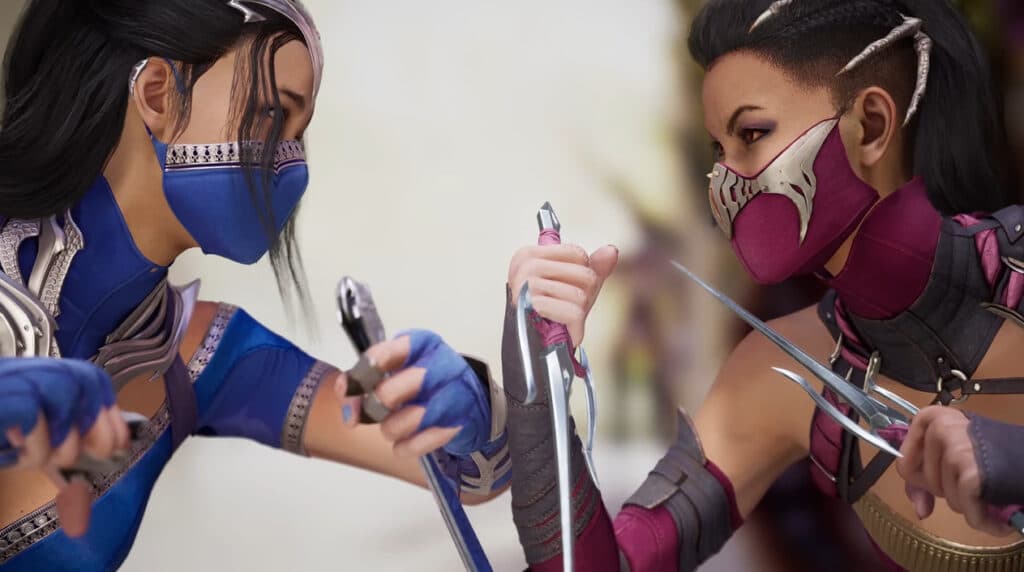 Kitana versus Mileena (Image via Warner Bros. Games)