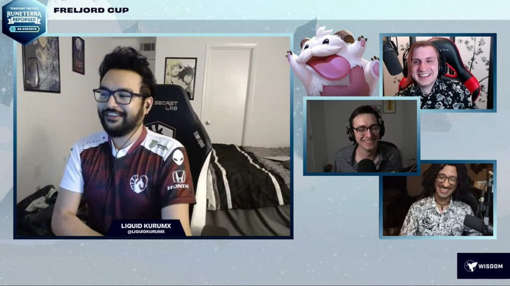 Kurumx's interview with Casanova, Gangly, and Khroen (from top to bottom) (Image via Riot Games)