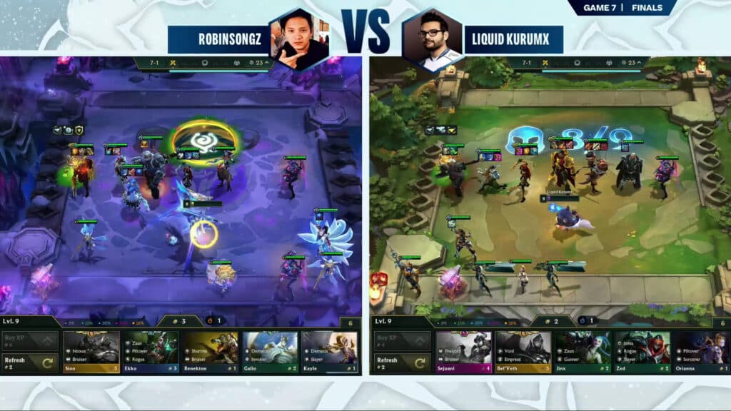 Robinsongz vs Kurumx (Image via Riot Games)