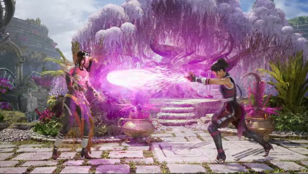 Li Mei, Tanya, and Baraka enter Mortal Kombat 1
