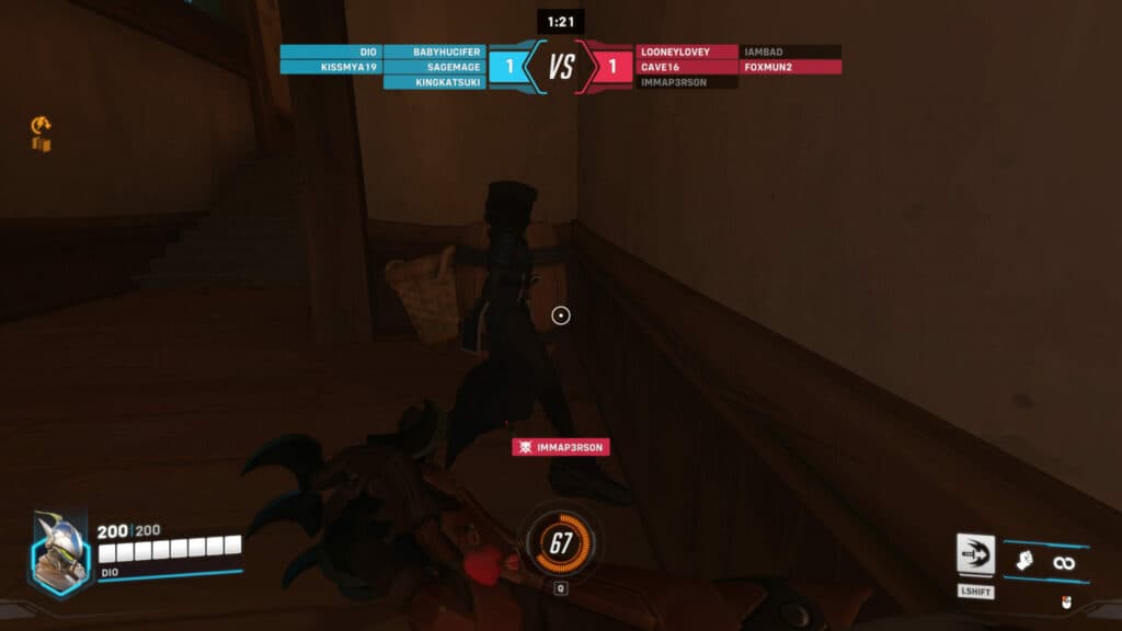 Genji in the Mischief and Magic Prop Hunt game mode (Image via Blizzard Entertainment)