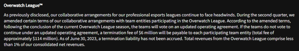<em>The full statement from Activision-Blizzard-King on the state of Overwatch esports.</em>