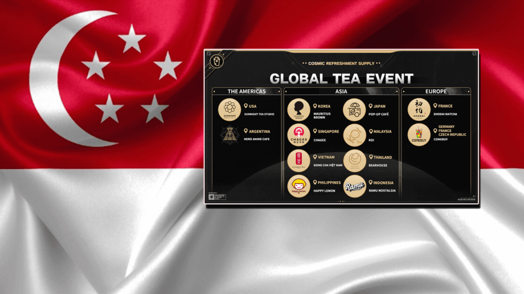 Cosmic Refreshment Supply partner locations in Singapore