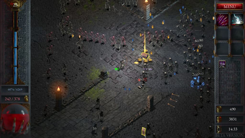 Games like DAVE THE DIVER, and Halls of Torment (pictured) have surged in popularity thanks to Streaming. TF2 has done it without any help (Image via Chasing Carrots)