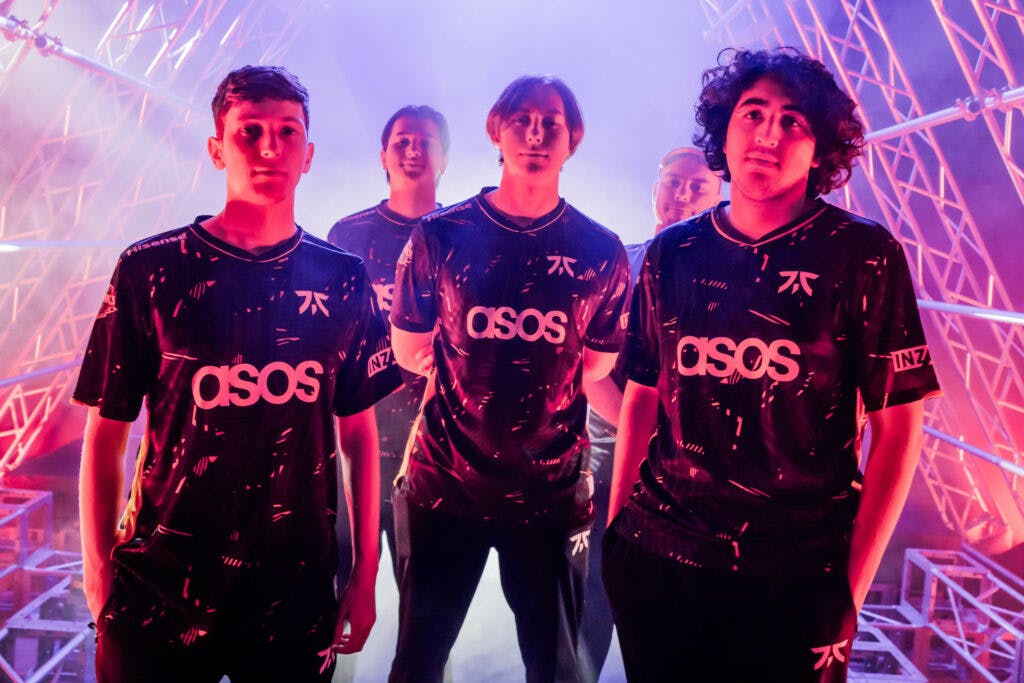 Fnatic VALORANT Roster Champions LA 2023 (Photo by Colin Young-Wolf/Riot Games)