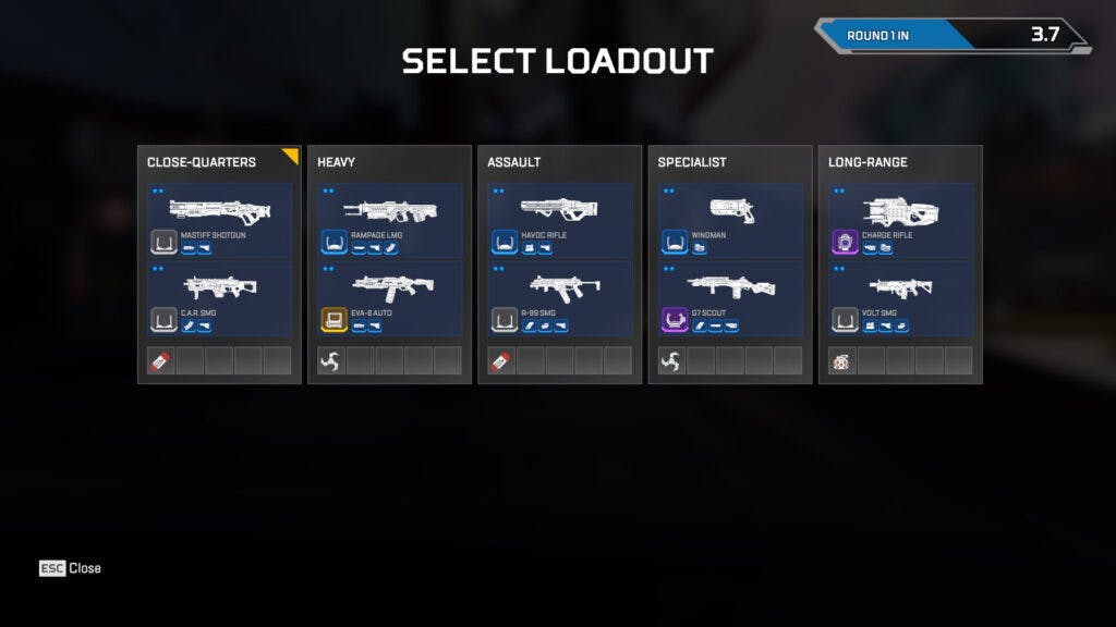 Loadout options in Team Deathmatch are similar to the ones in Control