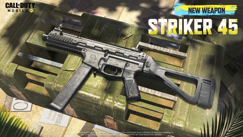 How to unlock the Striker 45 SMG in CoD Mobile cover image