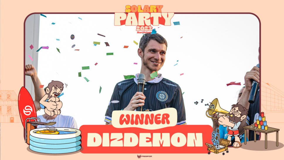 Dizdemon wins Solary Hearthstone Party tournament cover image