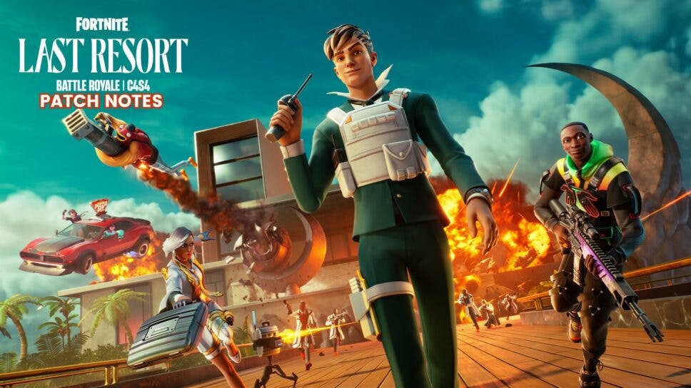 Fortnite Chapter 4 Season 4 Patch Notes cover image
