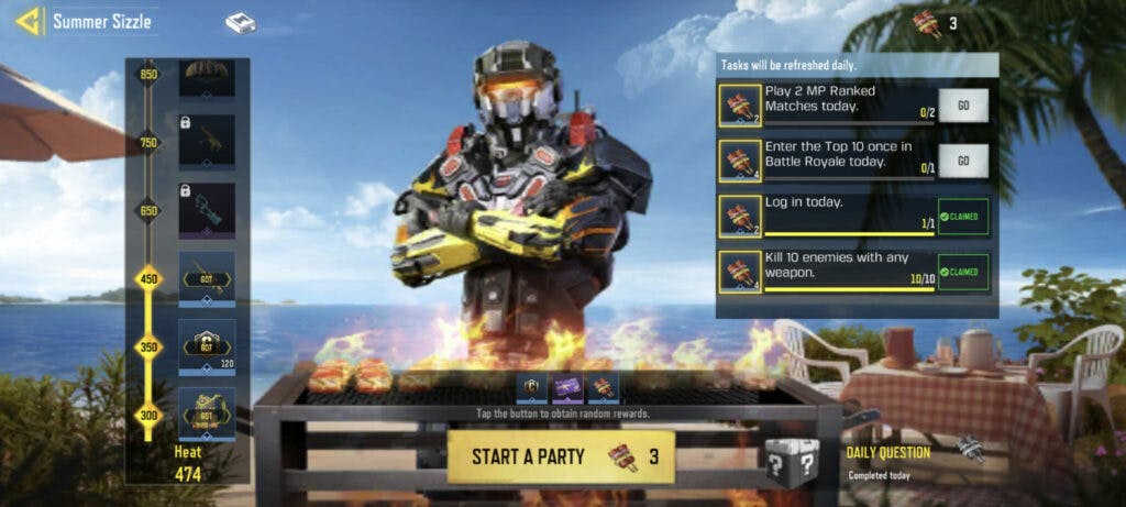 Call of Duty Mobile Summer Sizzle event (Image via Activision Publishing, Inc.)