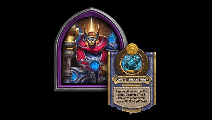 Thorim, Stormlord in Hearthstone Battlegrounds (Image via Blizzard Entertainment)