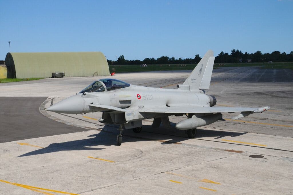 The DA7 variant of the Eurofighter Typhoon had its flight manual leaked (Image via Eurofighter)