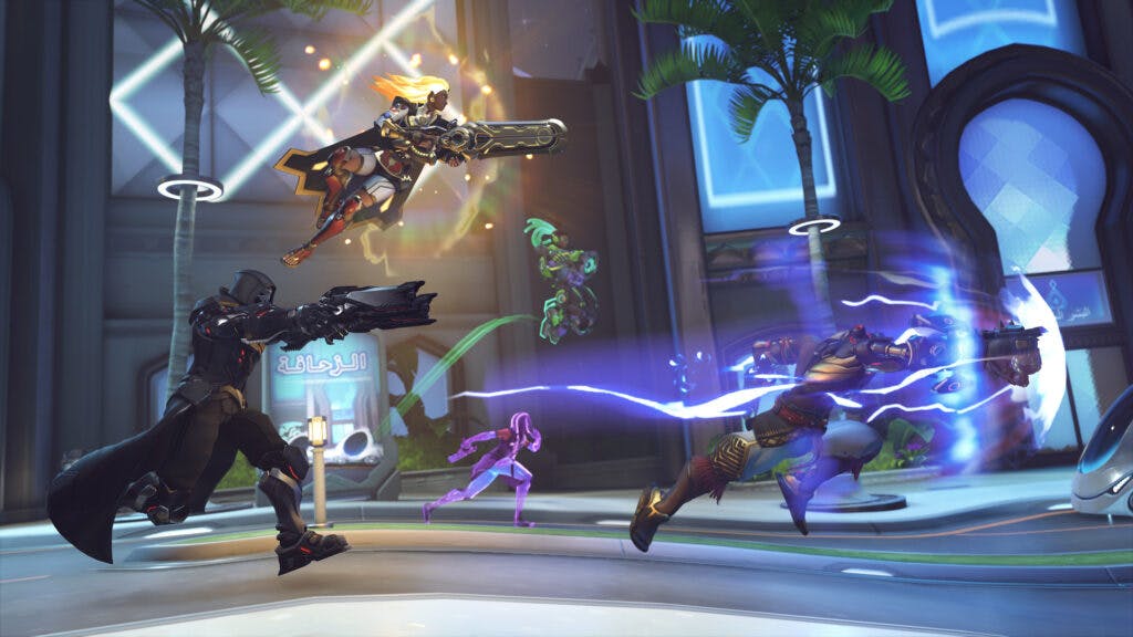 Reaper, Illari, Lucio, Sombra, and Doomfist (Image via Blizzard Entertainment)