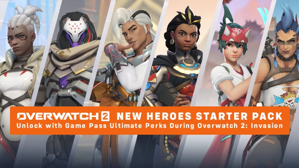 Xbox gets Overwatch 2 heroes starter pack (Image via Blizzard Entertainment)