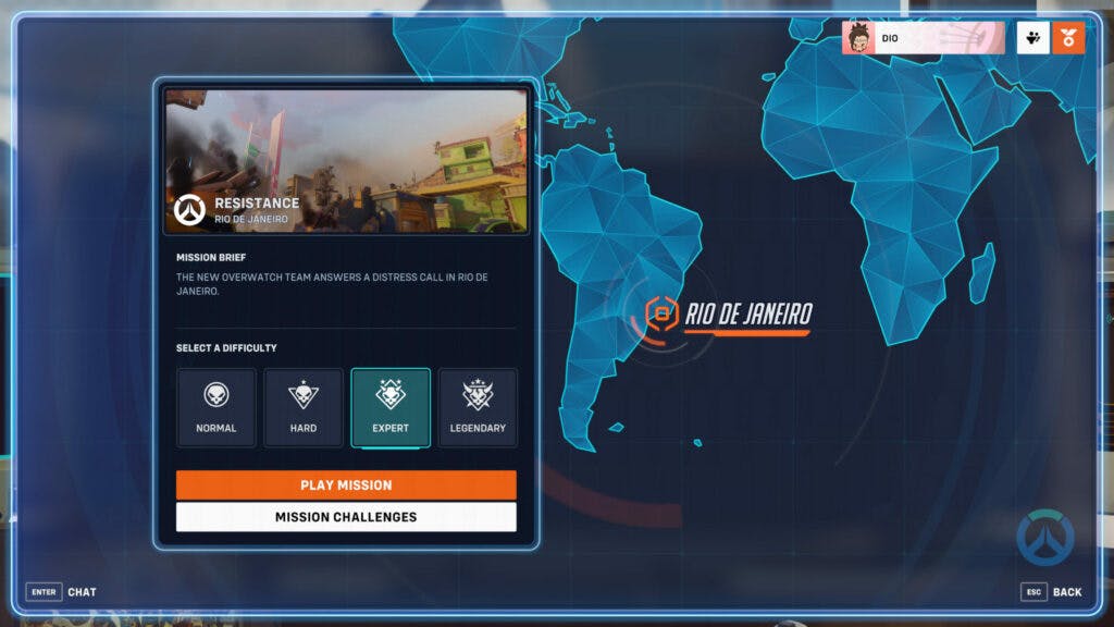 Overwatch 2 Story Mission Rio de Janeiro screenshot (Image via Blizzard Entertainment)