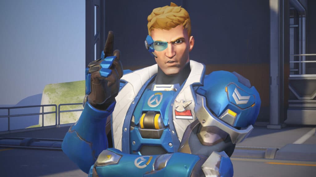Soldier: 76's Strike Commander Morrison skin (Image via Blizzard Entertainment)