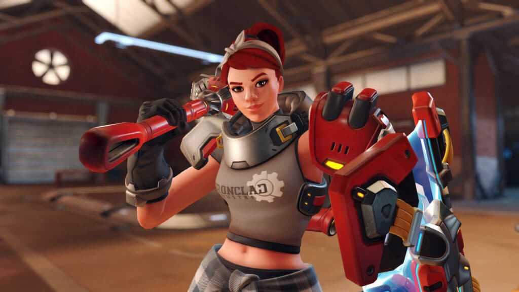 Overwatch 2 Sparkplug Brigitte skin (Image via Blizzard Entertainment)