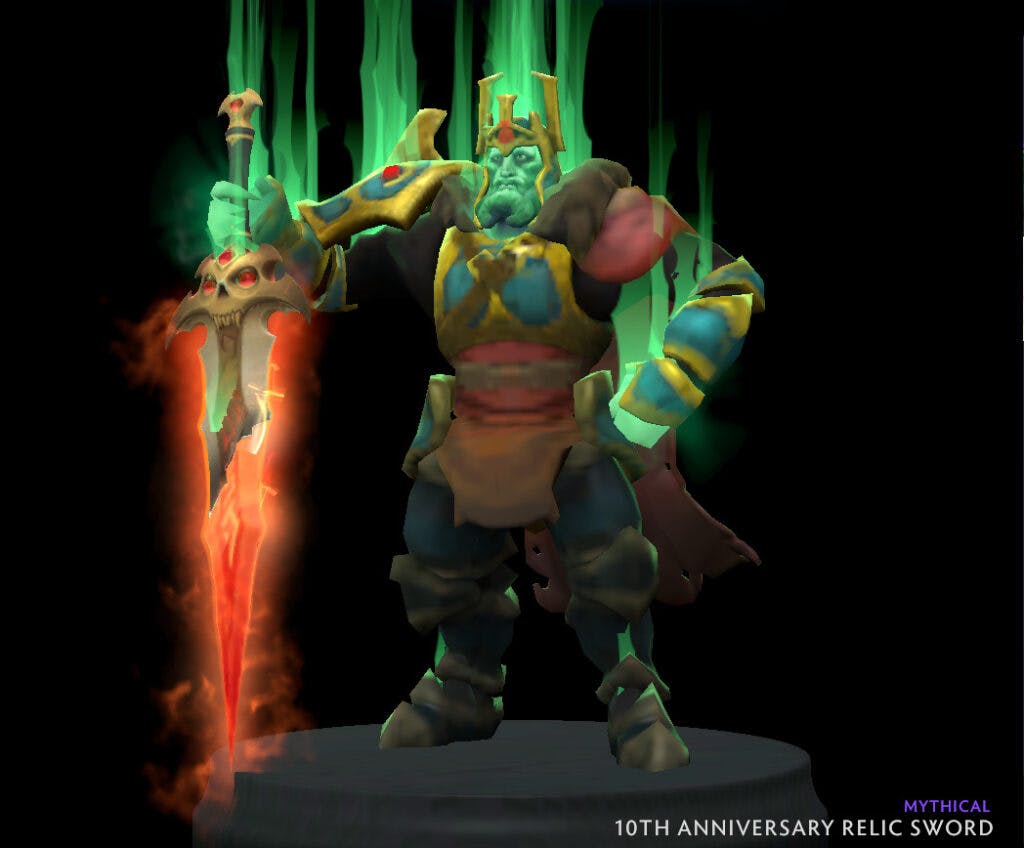 Wraith King Mythical set from the 10-Year Anniversary Treasure.