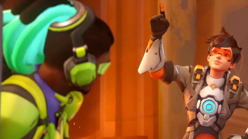 Lucio and Tracer in Overwatch 2 PvE (Image via Blizzard Entertainment)