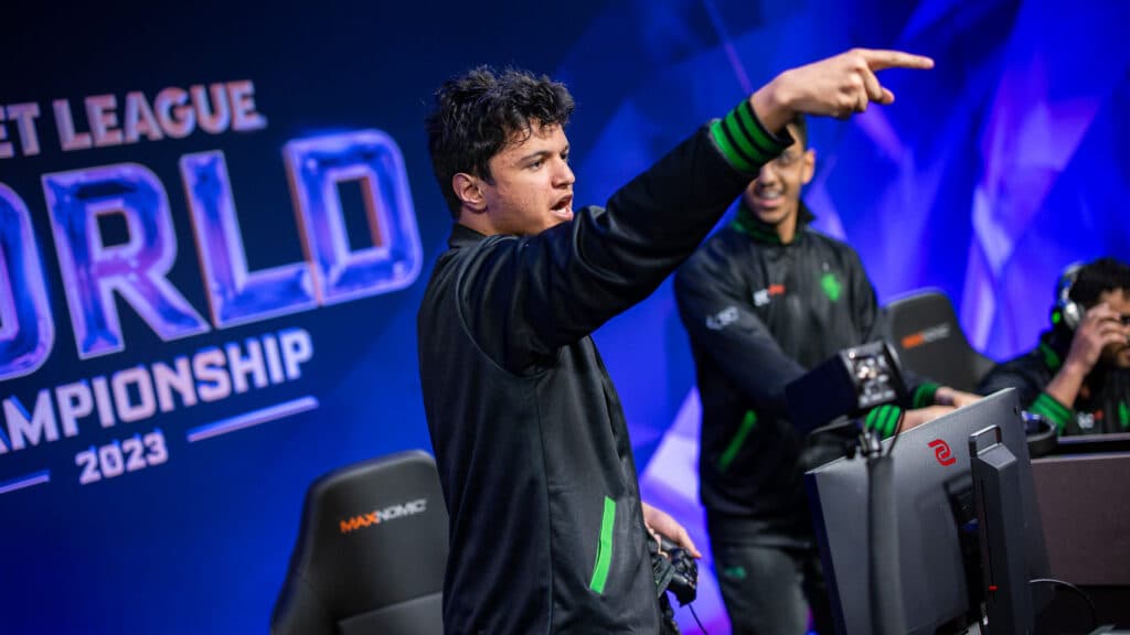 Team Falcons in RLCS 2022-23 World Championship Wildcard