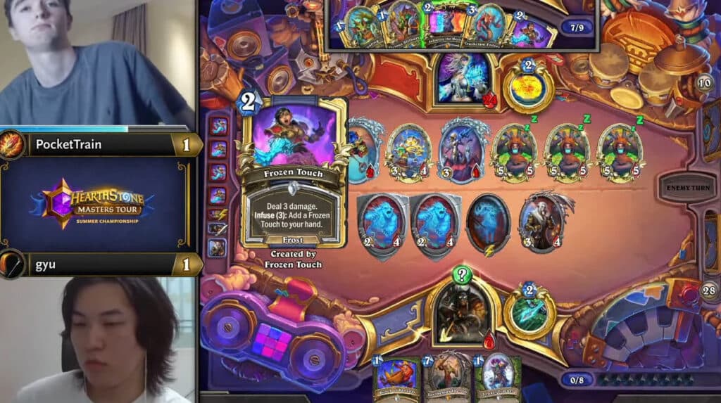 Rainbow Mage versus Hound Hunter (Image via Blizzard Entertainment)