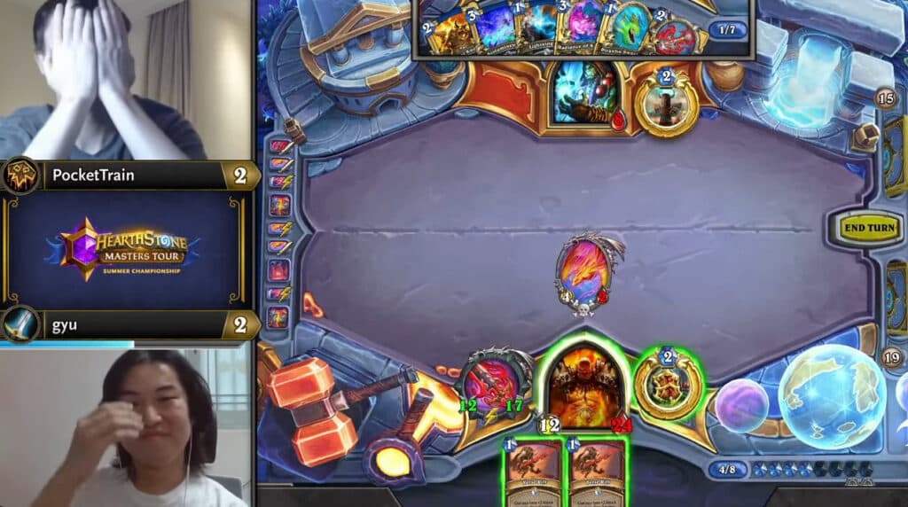 Gyu claimed victory with Enrage Warrior (Image via Blizzard Entertainment)