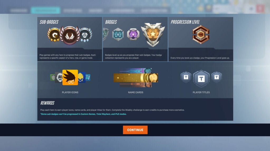 How to level up your badges (Image via Blizzard Entertainment)