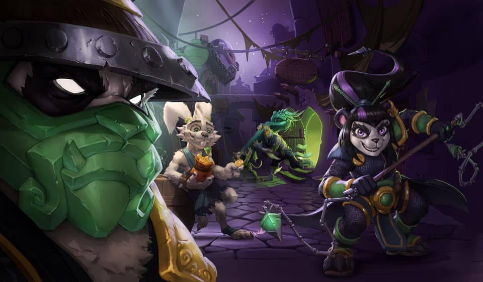 Mean Streets of Gadgetzan artwork (Image via Blizzard Entertainment)