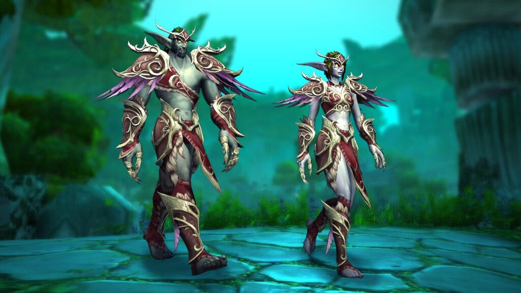 Night Elf heritage armor (Image via Blizzard Entertainment)