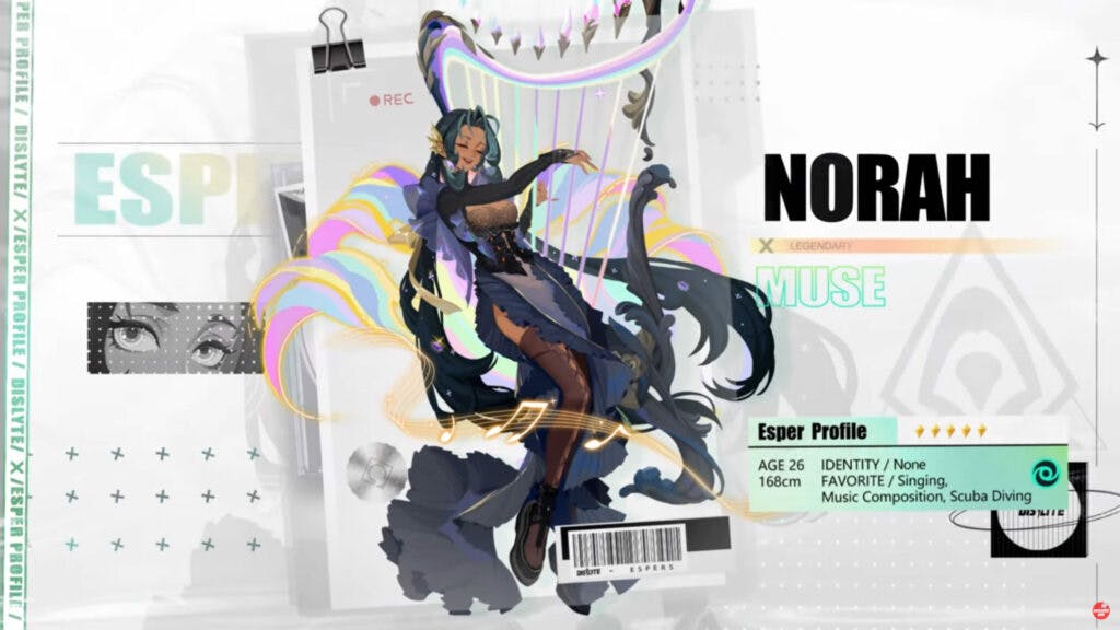Norah (Muse) in Dislyte (Image via Lilith Games)