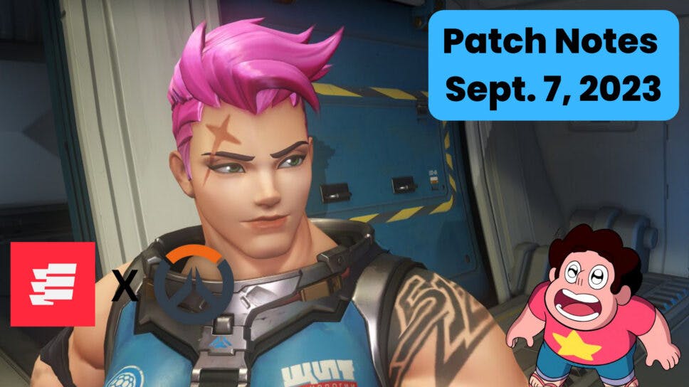 Overwatch patch notes: Sept. 7, 2023 – Zarya returns midseason cover image