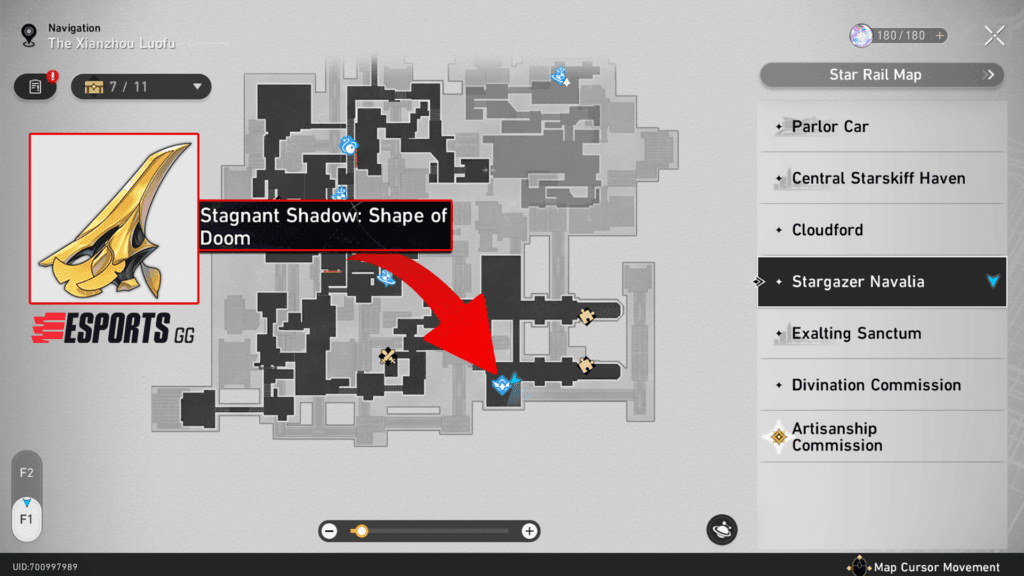 Gather Shape Shifter's Lightning Staff in the Shape of Doom Stagnant Shadow in Xianzhou Luofu