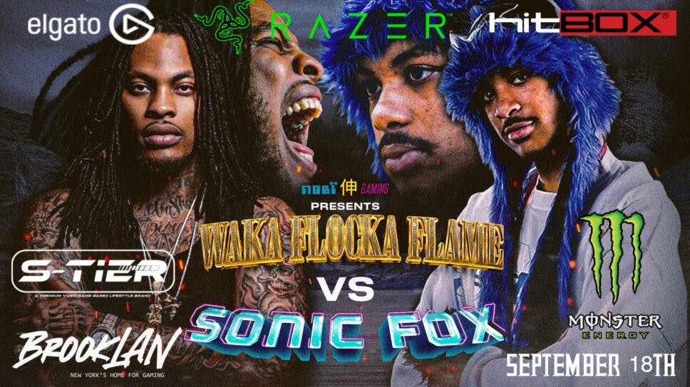 Waka Flocka Flame and SonicFox fight in epic gaming showdown cover image