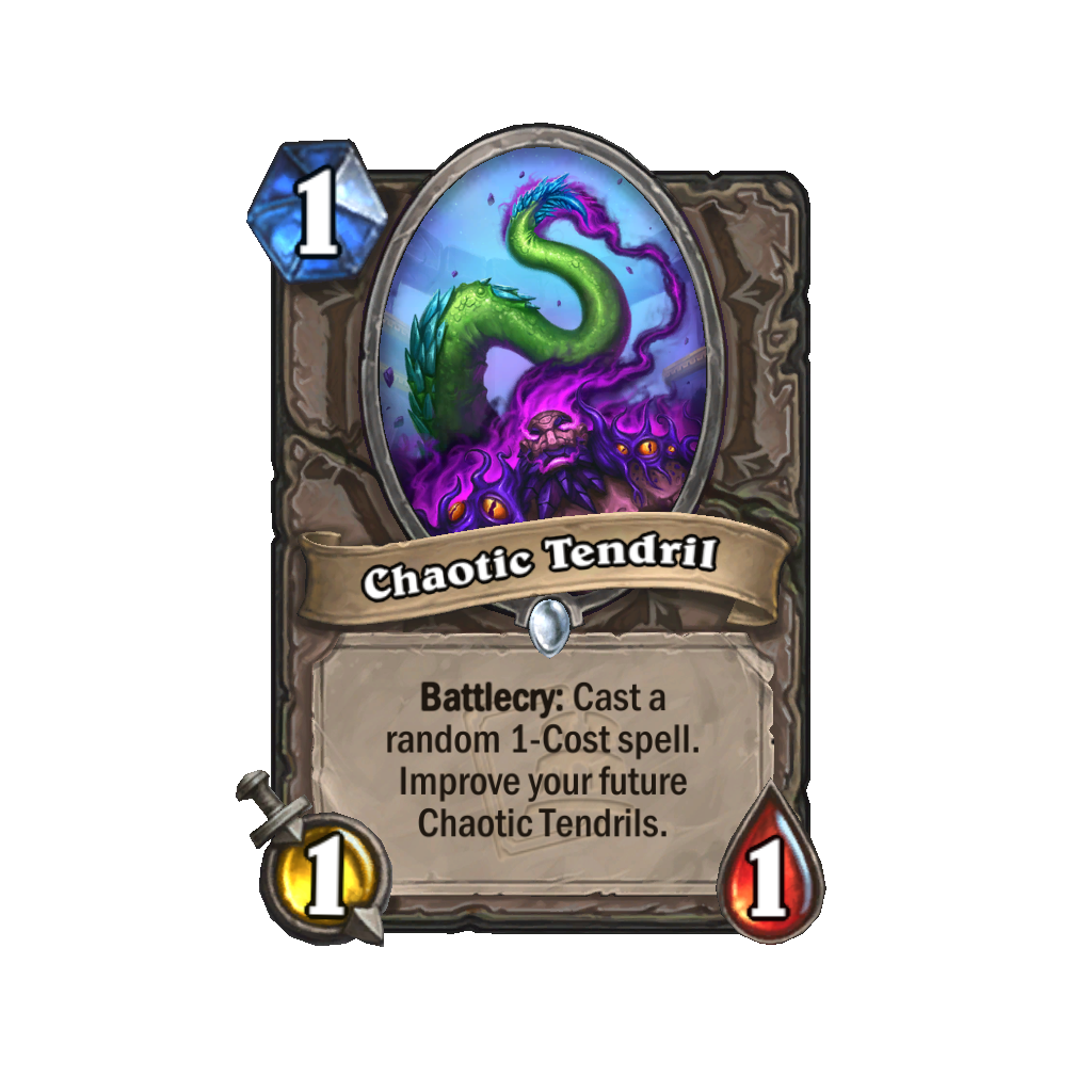 Chaotic Tendril miniset card - Image via Blizzard