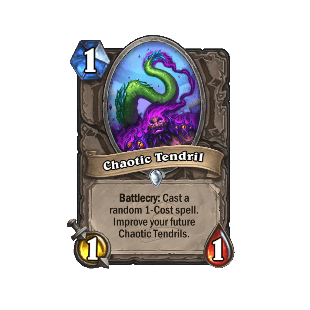 Chaotic Tendril miniset card - Image via Blizzard