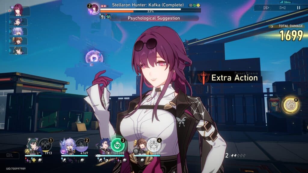 How to Beat Kafka World 5: If you see Kafka cast Psychological Suggestion then counter with Path of Resonance Abundance asap