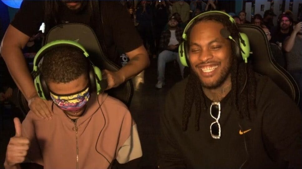 SonicFox bests Waka Flocka Flame in MK1 exhibition..while blindfolded cover image