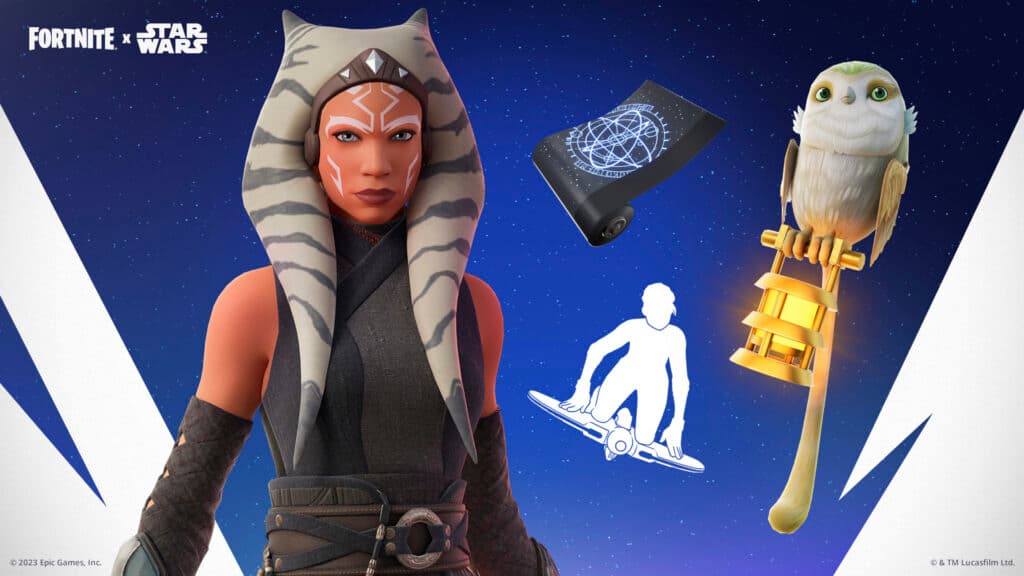Ahsoka in Fortnite (Image via Epic Games)