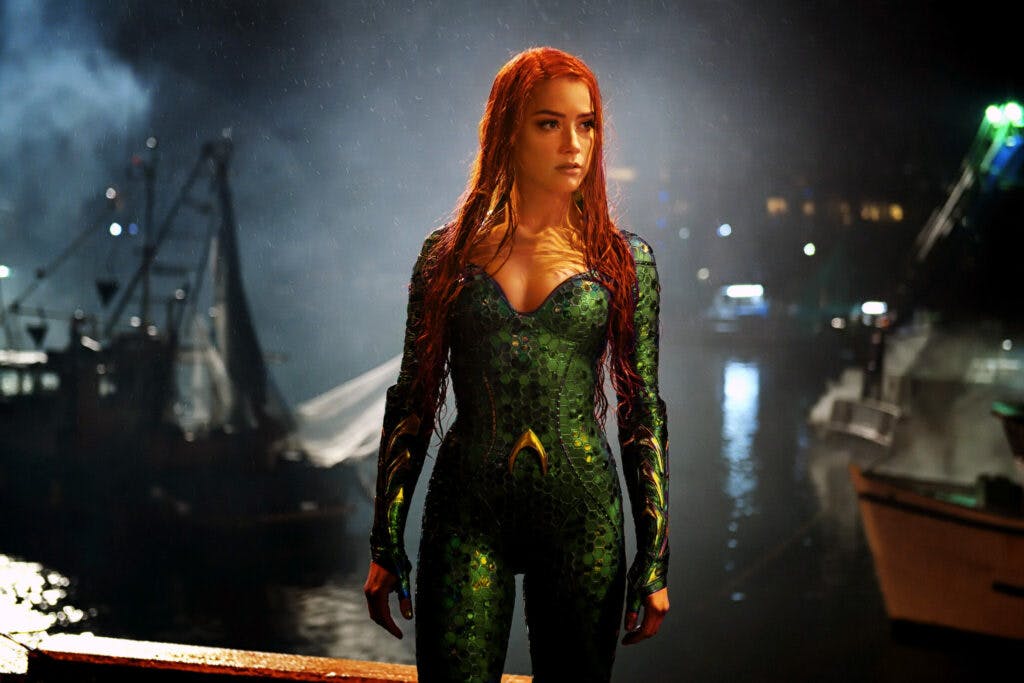 Amber Heard as Mera fro Aquaman (Image via Jasin Boland/Warner Bros.)