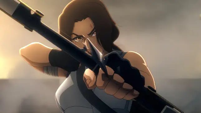 Netflix releases trailer for new “Tomb Raider” anime cover image