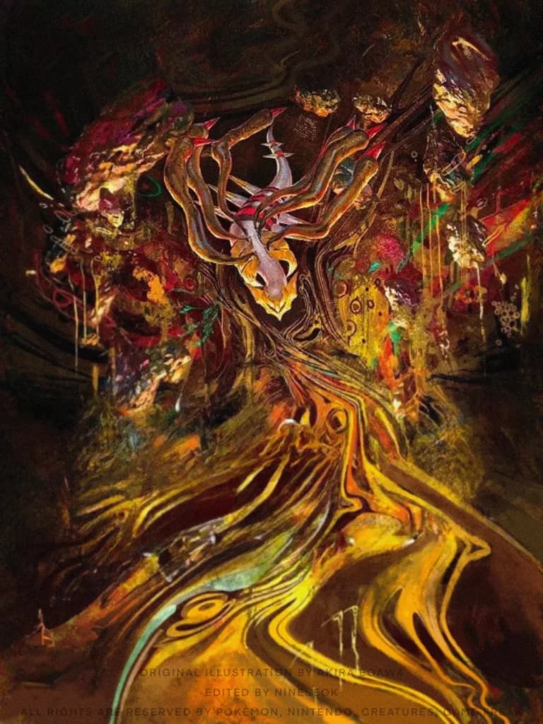 Giratina VSTAR art added in Crown Zenith.