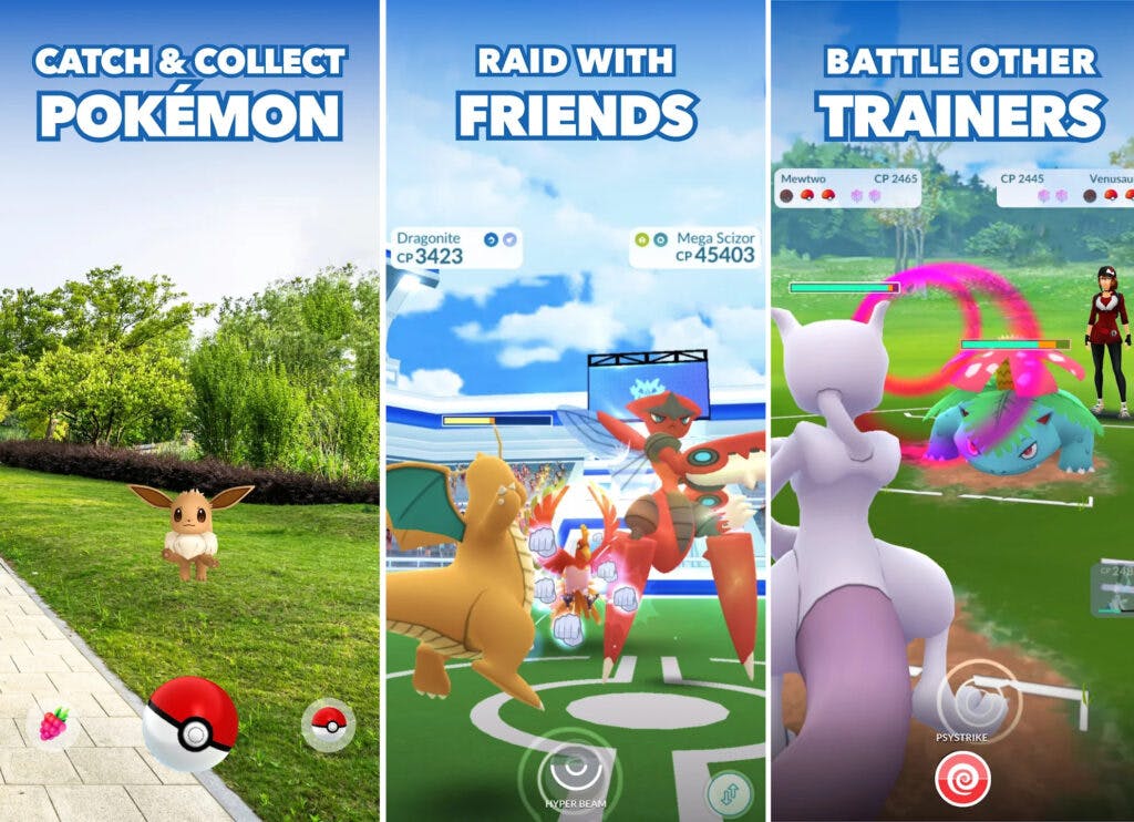 Pokémon Go screenshots (Images via Niantic, Inc.)