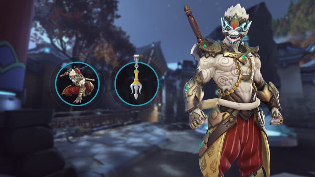 Divine Monkey Genji skin (Image via Blizzard Entertainment)